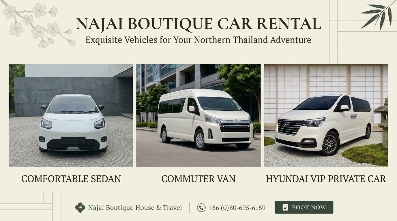 Najai Private Car Service – Chiang Mai & Lamphun 1